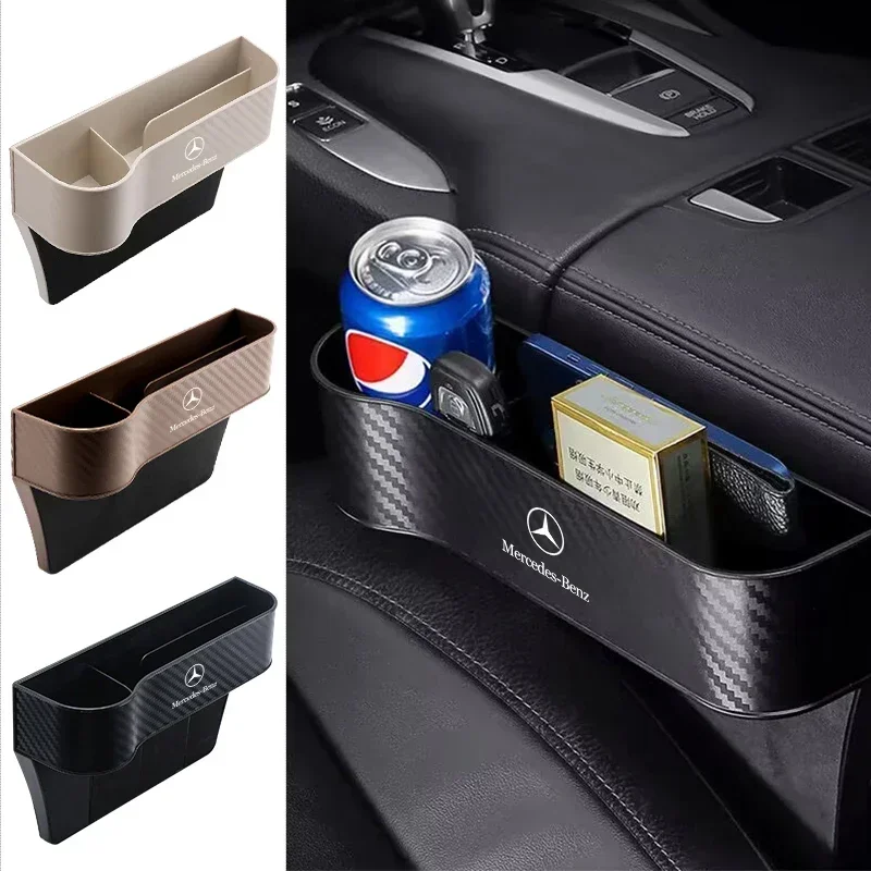 1PCS Autostoel Opbergdoos Organizer Voor Mercedes Benz C180 C200 C260 C300 W108 W124 W126 W140 W168 W169 W176 Auto accessoires
