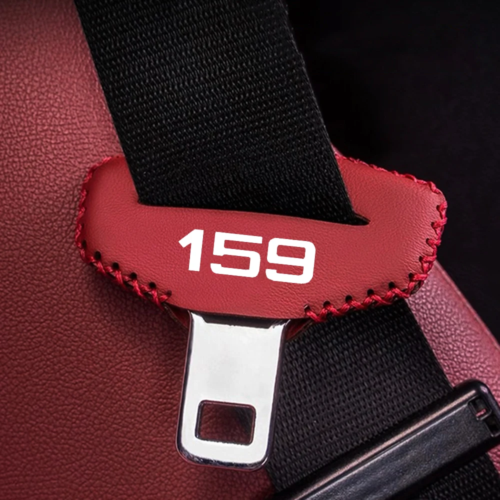 2pcs Car Seat Belt Clip Protector Seatbelt Buckle Plug Protective Cover for Alfa Romeo 159 Auto Interior Accessories