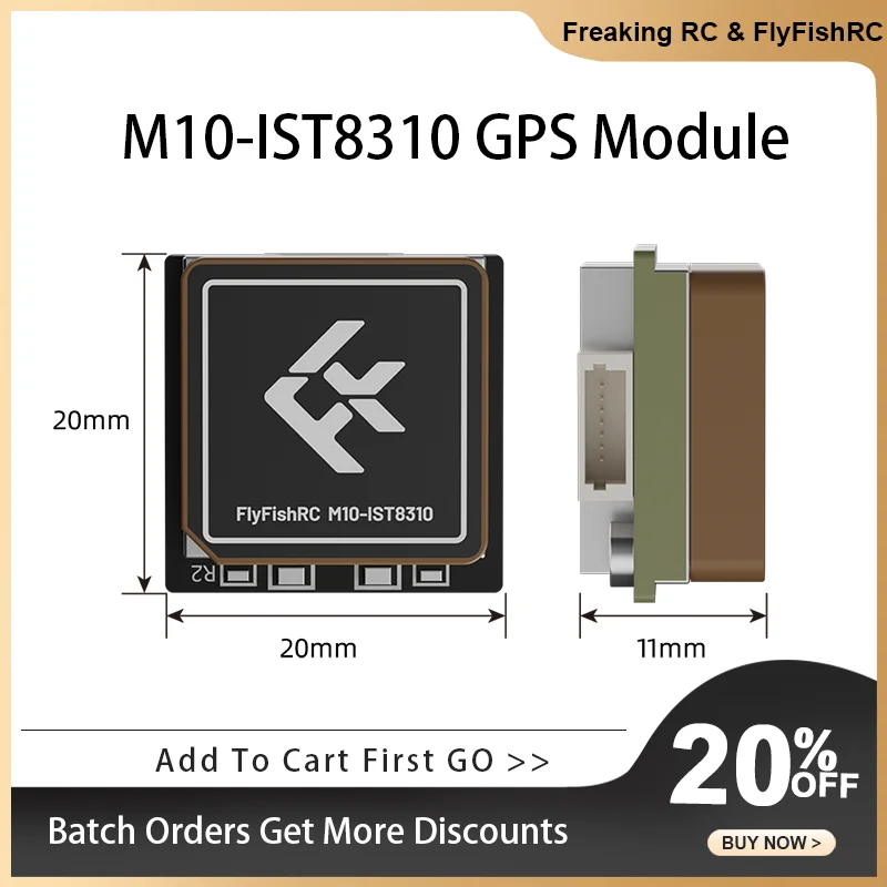 FlyFishRC M10-IST8310 GPS Module