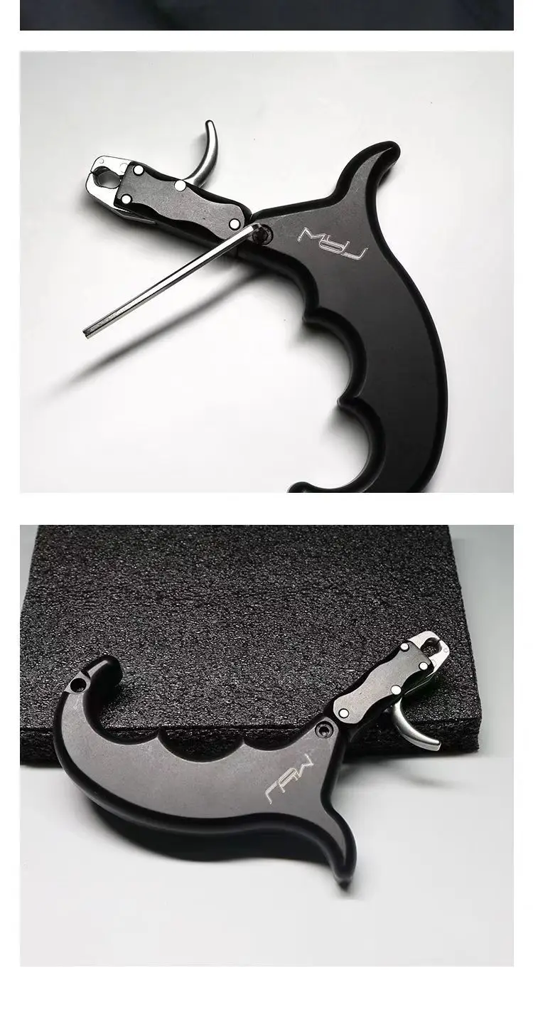 قوس مركب جديد بأربعة أصابع، جهاز قبضة وتحرير، نوع المشبك، متخصص في المنافسة التنافسية، الاستخدام العالمي #6