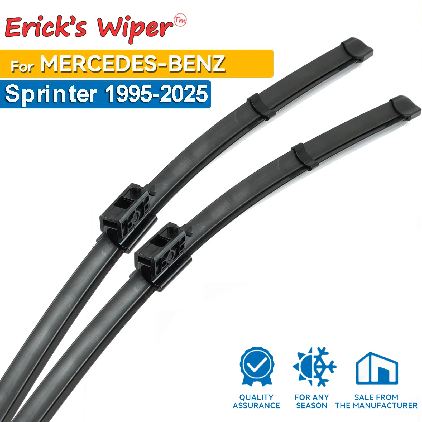 

Erick's Wiper LHD Front Wiper Blades For Mercedes-Benz Sprinter T1N NCV3 VS30 1995 - 2026 Windshield Windscreen Rain Brushes