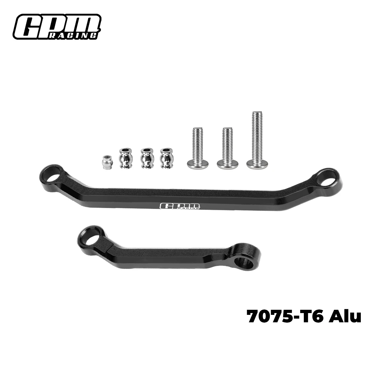 GPM 7075 Alloy Tie Rod Link & Drag Link Set AXIAL 1/30 SCX30 Ford Bronco Jeep