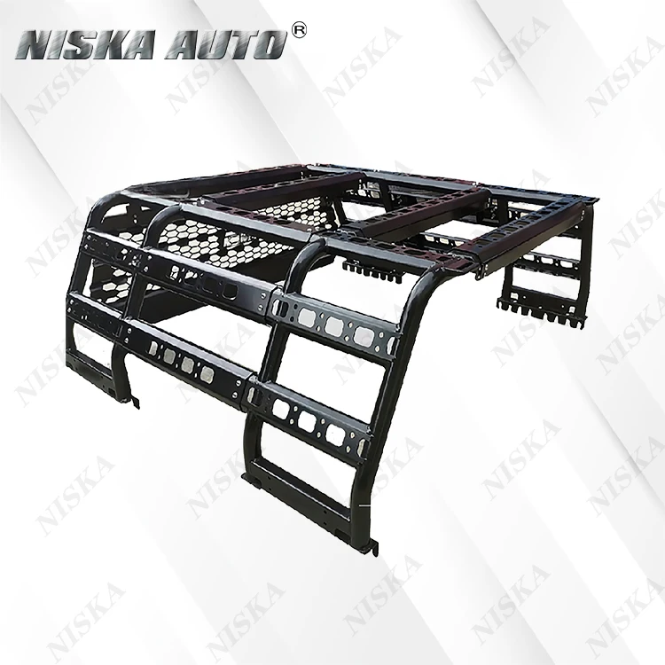 

Универсальный багажник на крышу с черным порошковым покрытием для автомобильных аксессуаров Pick up 4x4