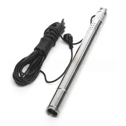 50mm diameter submersible well pump with 304 stainless steel pump body submersible deep well pump 1000L/h 2 inch water pump