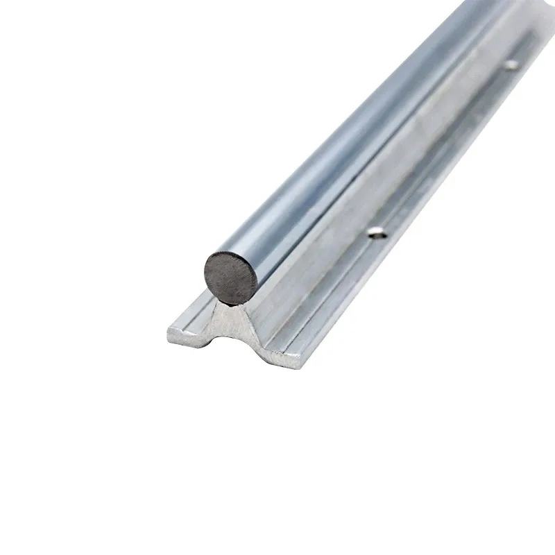 LIJUN 2 قطعة SBR10 SBR12 SBR16 SBR20 SBR25 دليل خطي السكك الحديدية + 4 قطعة SBR-UU كتل المنزلق النقل لجزء CNC XYZ محور ثلاثية الأبعاد راوتر