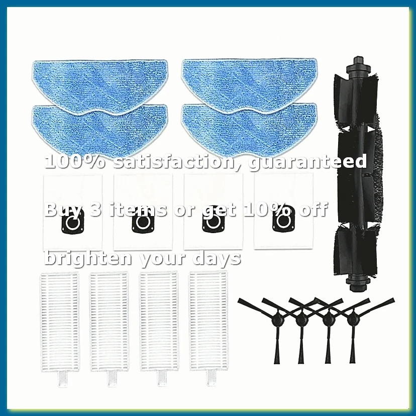 For X-Plorer Serie 75 S+ RG8597W Robot Vacuum Hepa Filter Mop Wipe Dust Bag Spare Parts Accessories