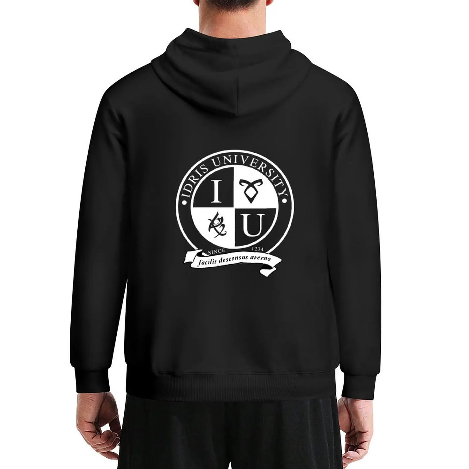 

Idris University (dark-based) Hoodie autumn korean clothes autumn new products hoodie man