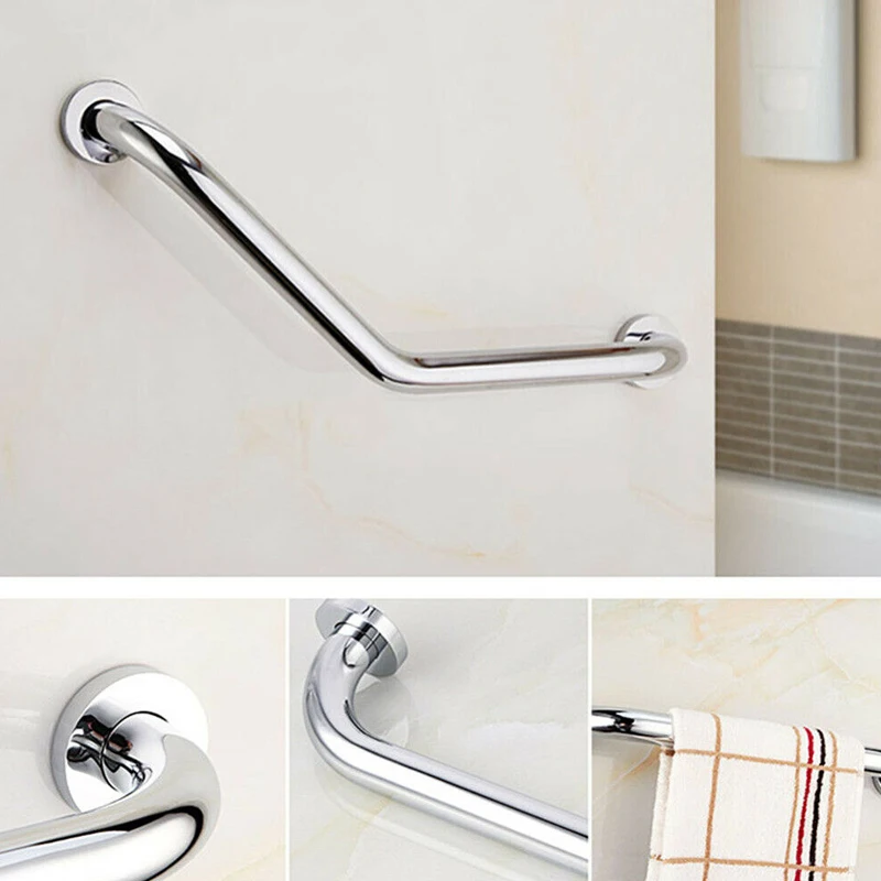 Armrest Stainless Steel Handrails For Elderly People To Stand Up Anti Slip Bathroom Accessible Toilet Handle Safety Handrail