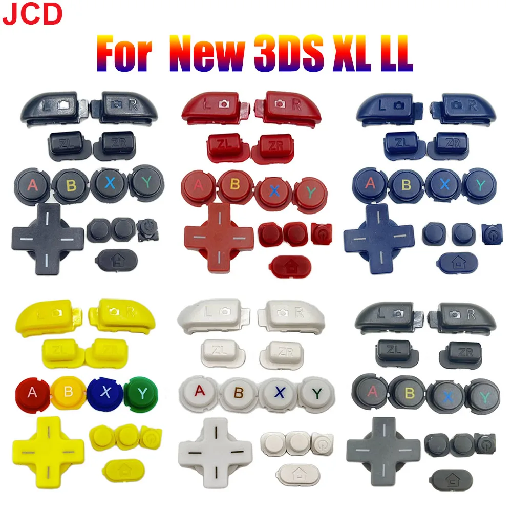 

JCD 1set Repair Part ABXY Button LR ZL ZR HOME Button For New 3DS XL LL NEW 3DS LL/XL Cosone Replacement Parts