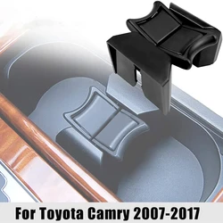 For Toyota Camry 2007-2017 Drink Cup Holders Clip limiter Insert Car Front Center Console Bottle Organizer Dual Hole Divider
