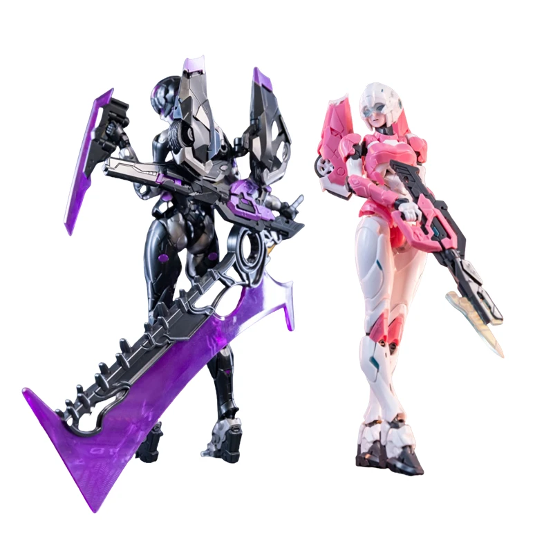 Transformatie M66336 Meili Aixi Arcee M66337 Zwartste versie van Ash King Kong Hunter Arcee Action Figure Assembleren beeldjes