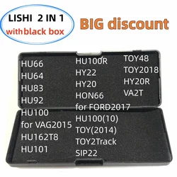 Lishi 2 in 1 HU66 HU64 HU83 HU92 HU100 VAG2015 HU101 HU100R HY20 HY22 SIP22 TOY2Track TOY(2014) TOY48 HON66 2in1 tools