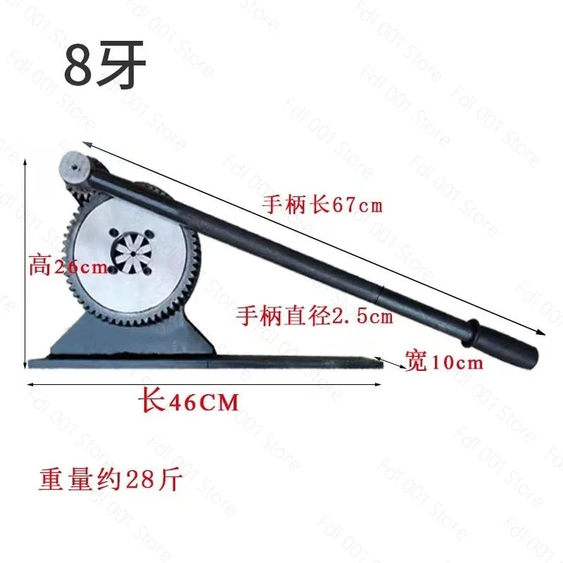Manual 6/8 Teeth Pipe Crimping Machine | Hydraulic Hose Crimping Press Tool for Plastic Pipes