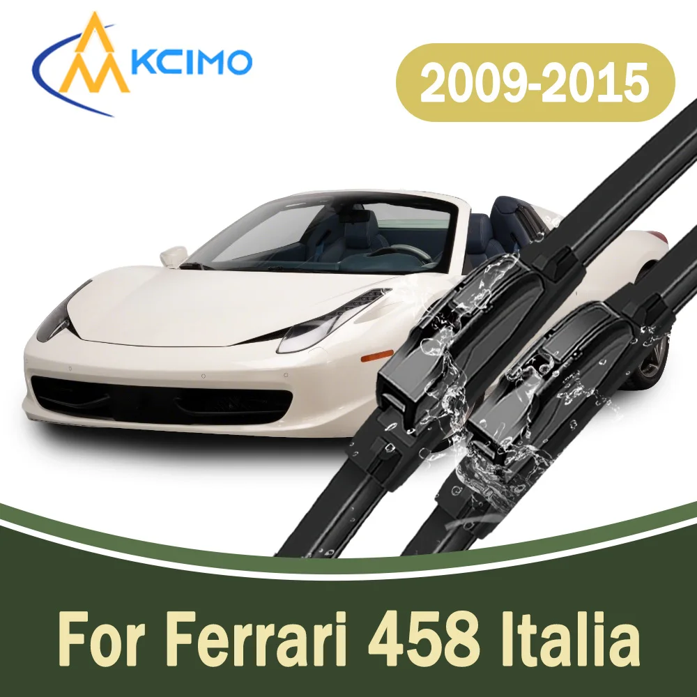 

All-Weather Front Windscreen Wiper Blades For Ferrari 458 Italia Spider F142 2009-2015 Car Windshield Replacement Parts 2Pcs