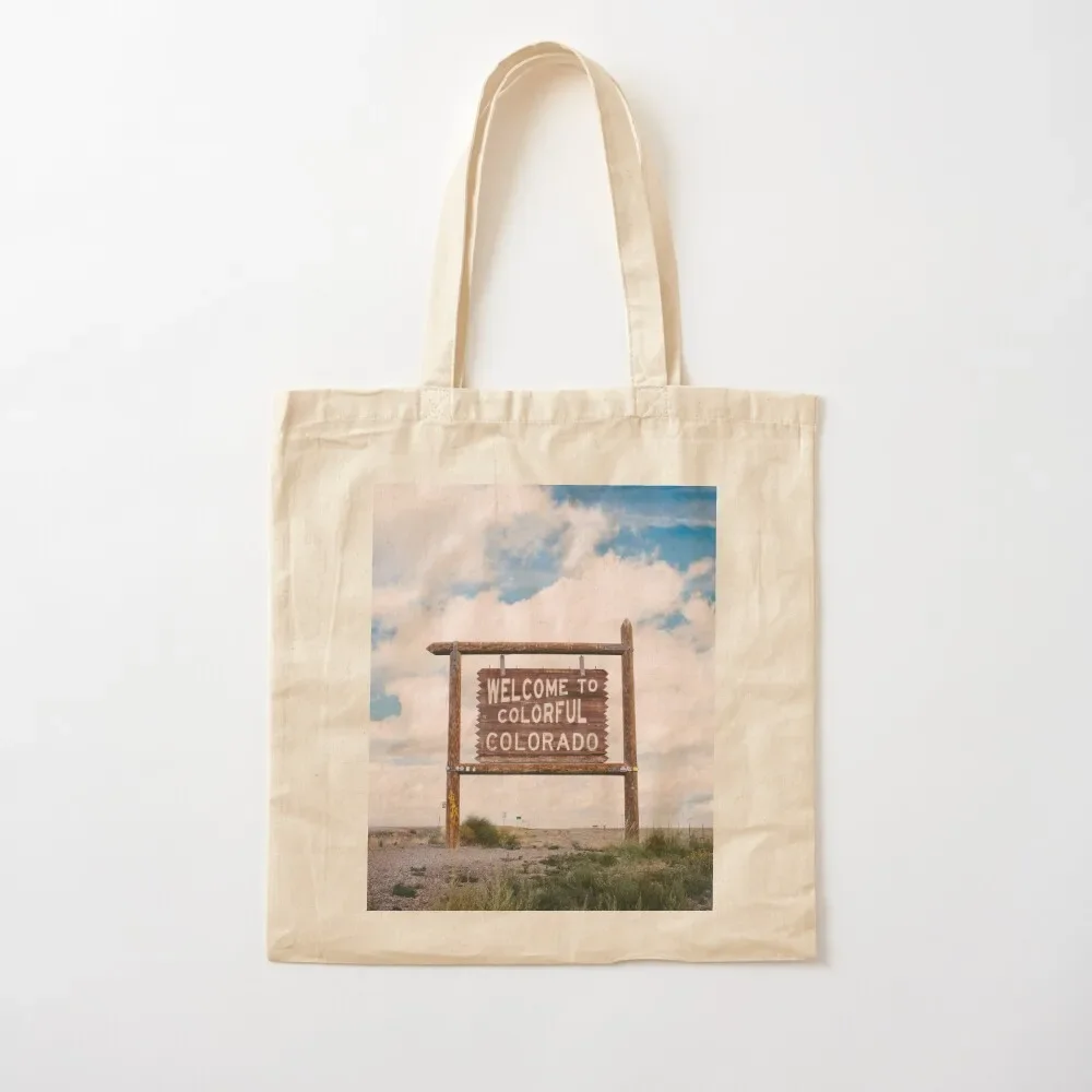 Welcome to Colorful Colorado Tote Bag Shopper Women's shopper bag luxury women Reusable bags