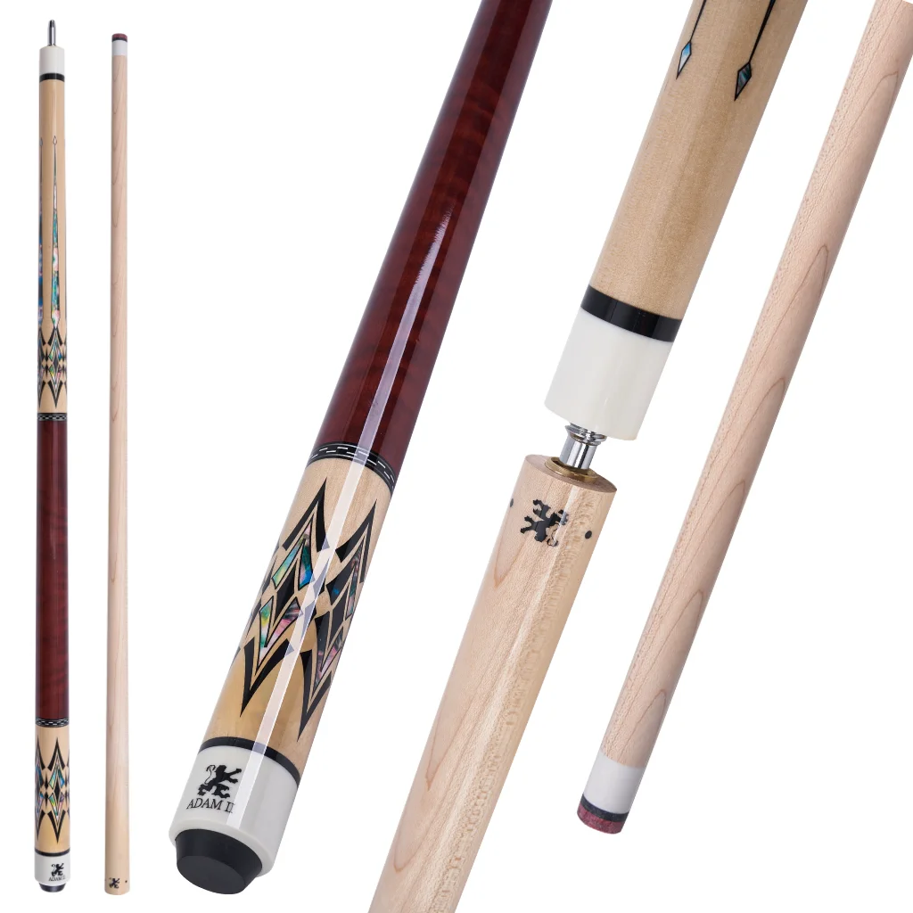 Premium Maple Pool Cue 13mm Tip Quick Release 9-Ball Billiards Durable Grip Precision Control
