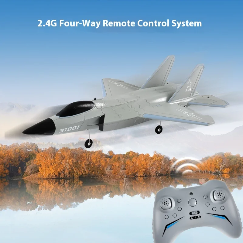 FX9631 4CH EDF Jet Stealth Fighter Style su larga scala con motore brushless e giroscopio EPP ad ala fissa aereo RC regalo di compleanno
