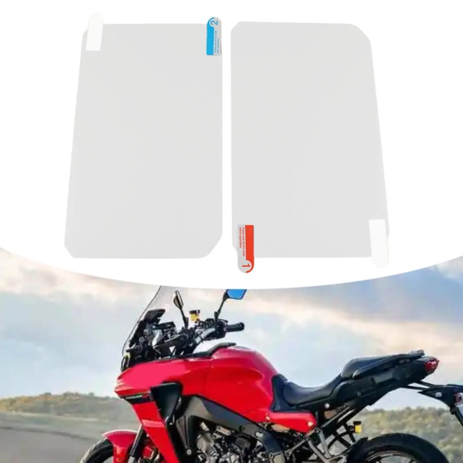 2 protetores de tela para painel de instrumentos de motocicleta