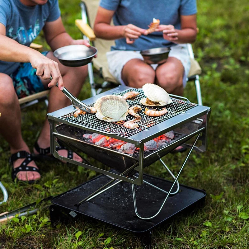 

Xuefeng outdoor camping incinerator combined folding hearth bonfire