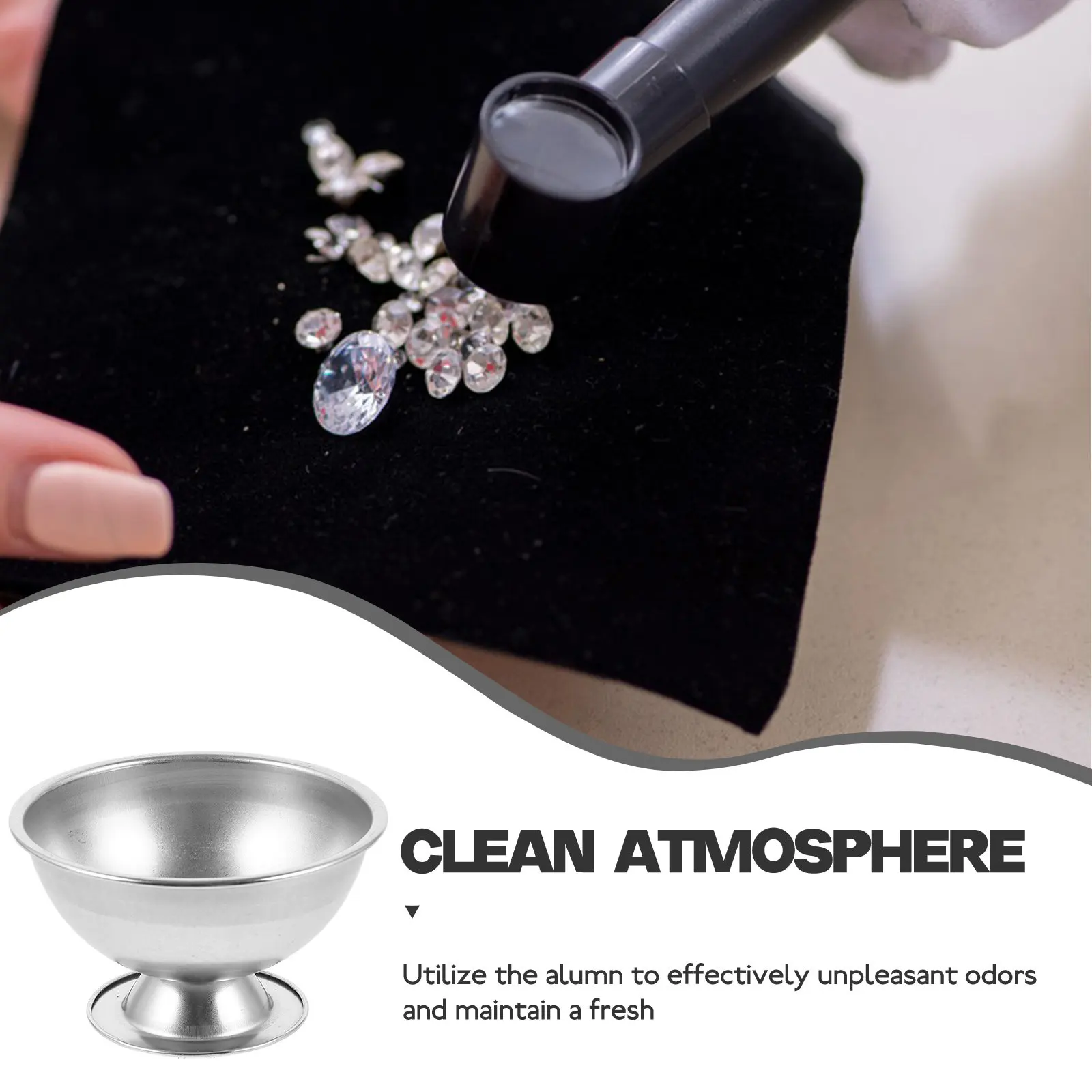 Alumn Cup Stainless Steel Lightweight Melting Bowl Boiling Cup Odor Removal Mixing Metal Container for Jewelry Making Metal Alum view 5