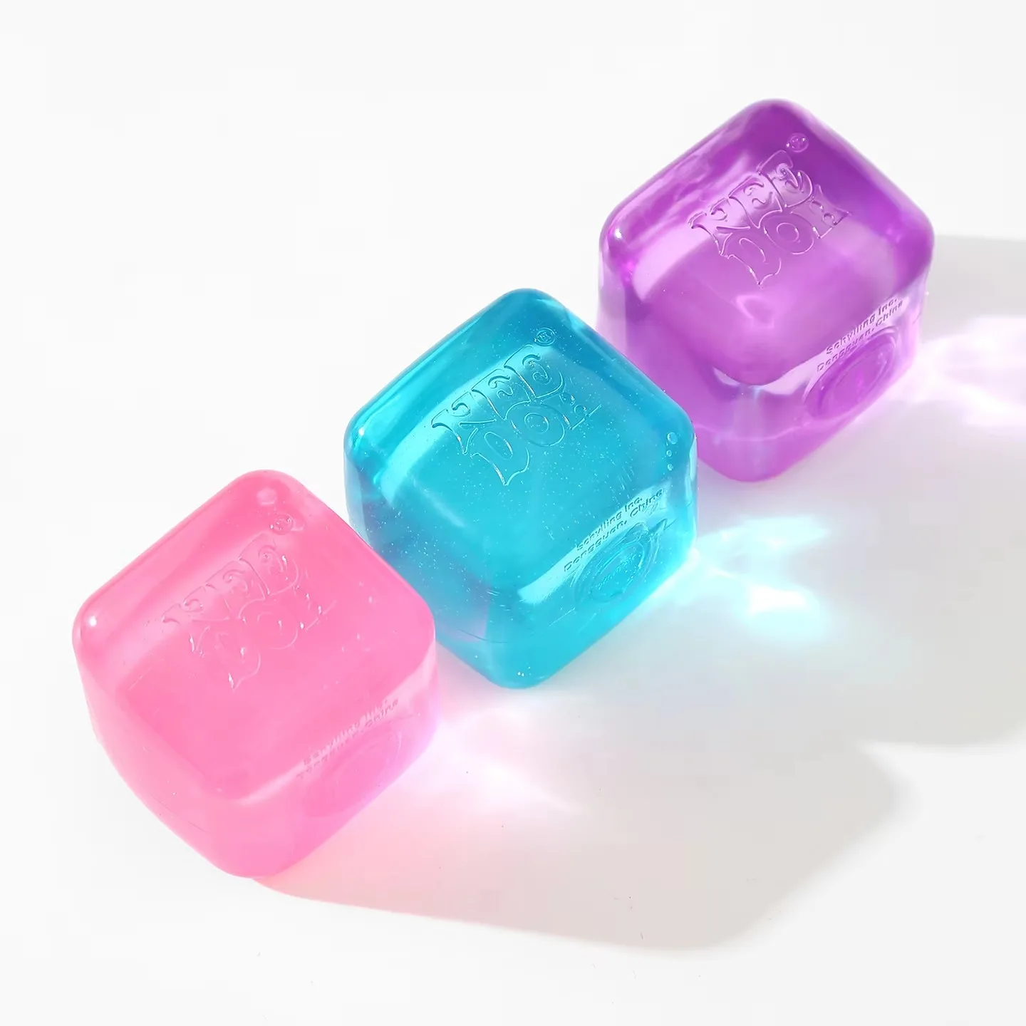 Needoh Nice Berg Giant Cube Sensory Toys Transparent Maltose Filler Hand Squeeze Soft Slow Rebound Vent Stress Reliever Desk Toy