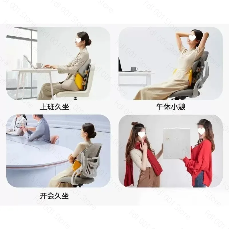 Ergonomic Waist Rest Office Cushion Back Pad  Pad Chair Cushion Seated  Pad Seat Rest