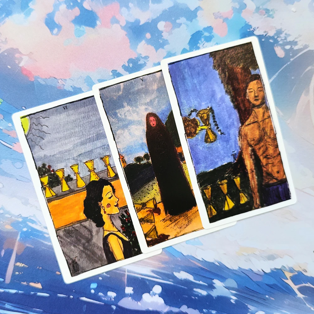12x7cm  Tarot Deck the recipient of the highly esteemed Best Tarot of the Year 2022 International Cartomancy Award.