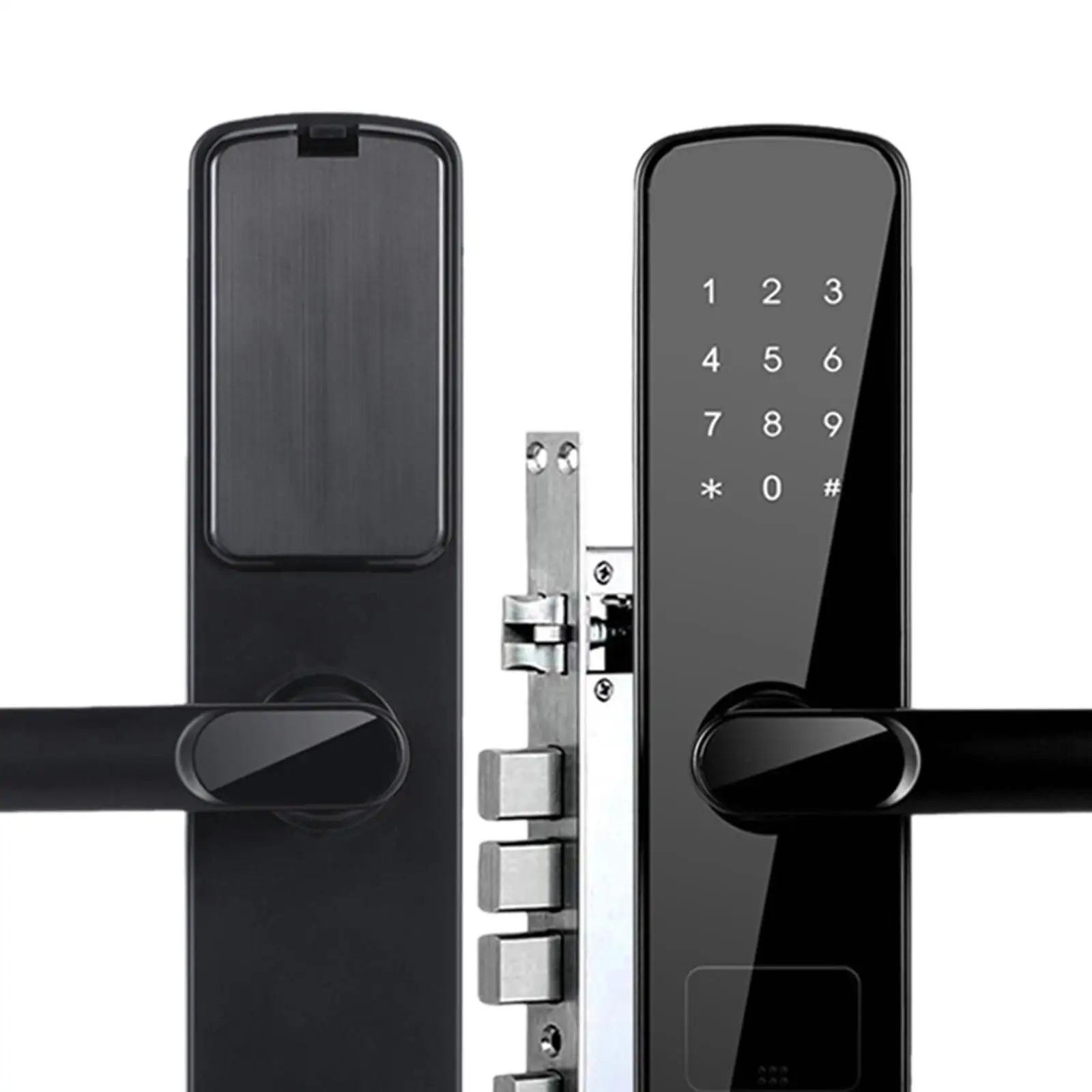 Keyless Entry Door Lock Anti Peeping Reliable Keypad Code Convenient Multifunctional Backup Keys High Security Smart Door Knob