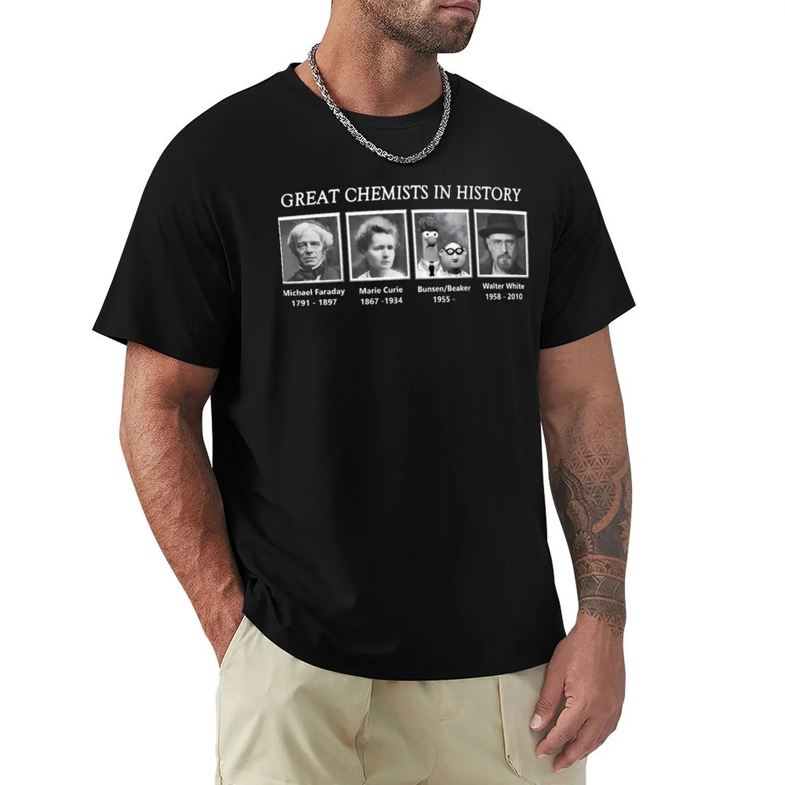 Great Chemists In History T-Shirt Summer Festival T-Shirt