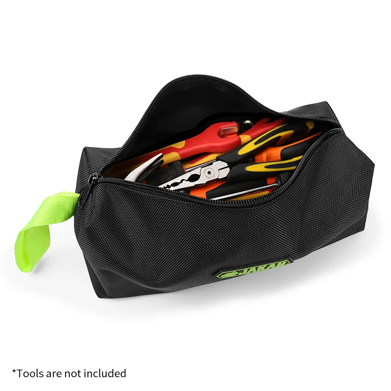 Jakah Elektriker-Werkzeugtasche, multifunktional, Oxford, verdickt, Holzbearbeitung, Aufbewahrung, Schraubendreher-Set, Werkzeugtasche, tragbare Handtasche – Detail 8