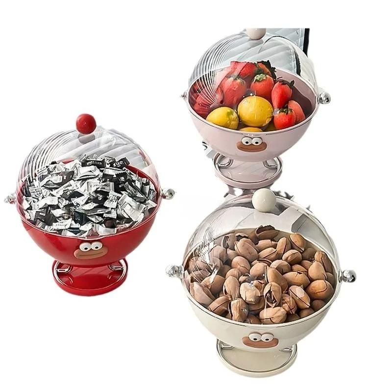 

Fruit plate, living room household 2024 new high-value fruit basin drain tray, snacks on the coffee table, dried fruit plate