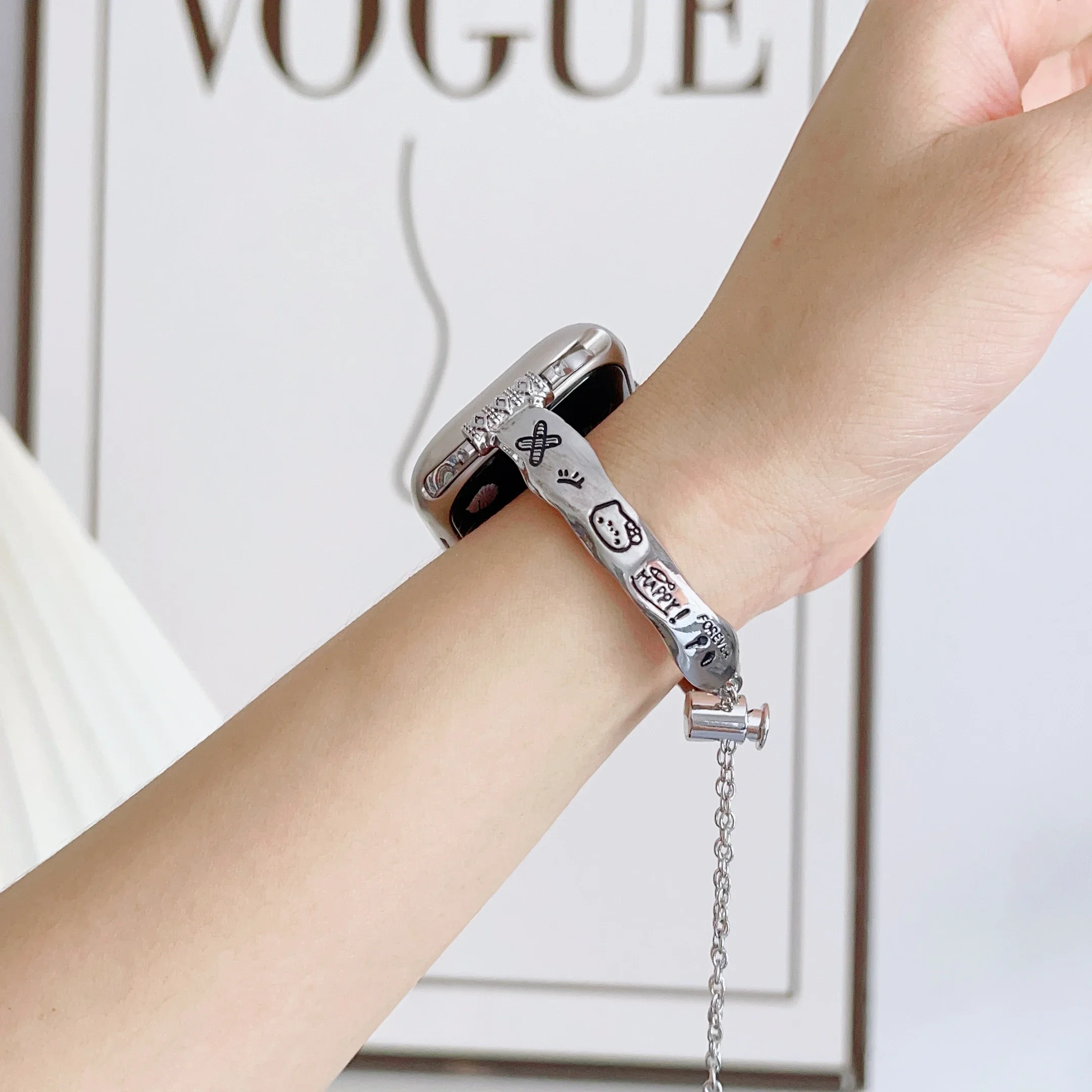 ممتاز جديد الكرتون سوار لساعة أبل ربط الفرقة سلسلة 10/9/8/7/6/5/4 SE 40 مللي متر 41 مللي متر 42 مللي متر 44 مللي متر 45 مللي متر 46 مللي متر 49 مللي متر حزام