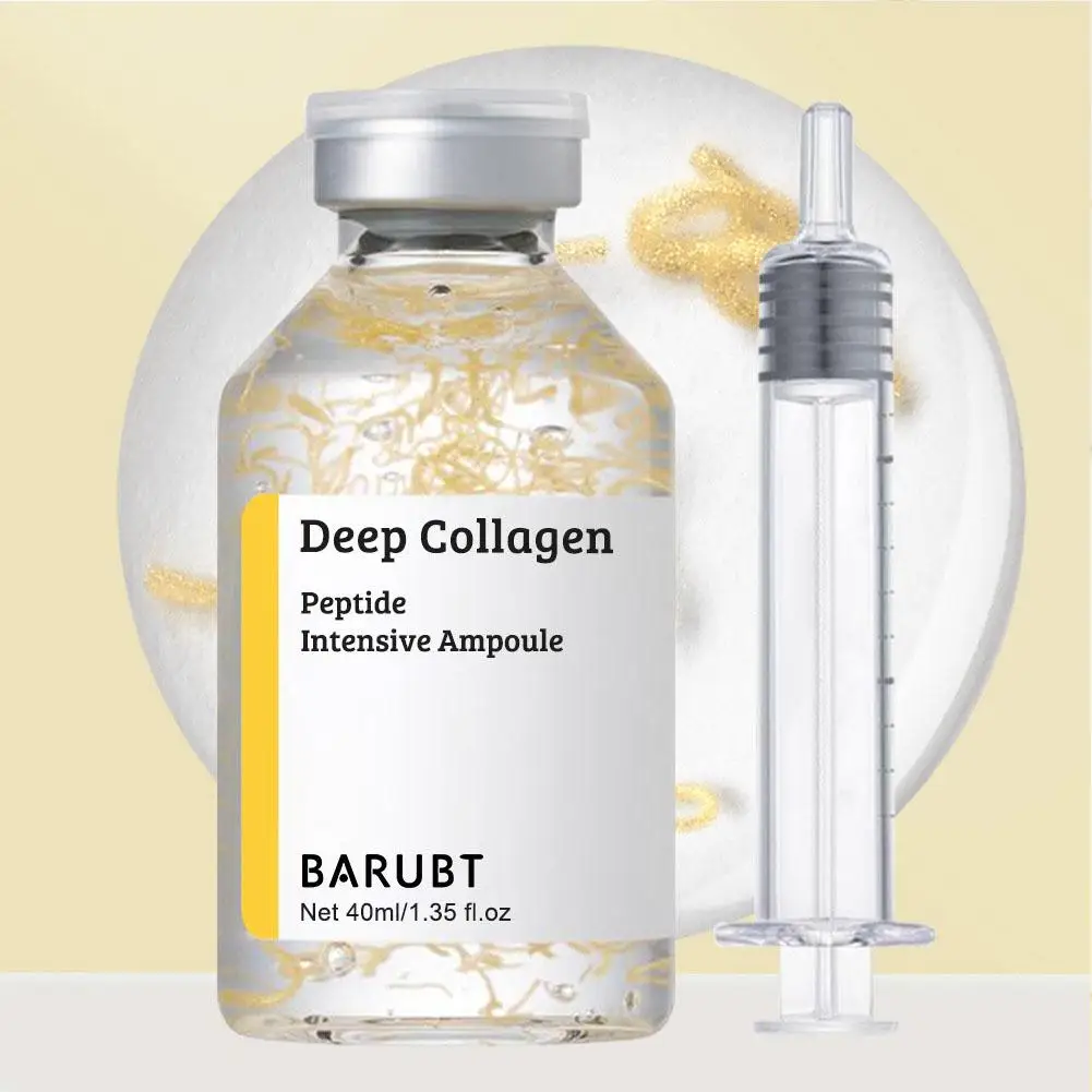 Tiefenwirksame Kollagen-Peptid Intensiv-Ampulle für intensive Hydratation, Hautstraffung, Aufhellung und Feuchtigkeitspflege für das Gesicht 40ml – Detail 11