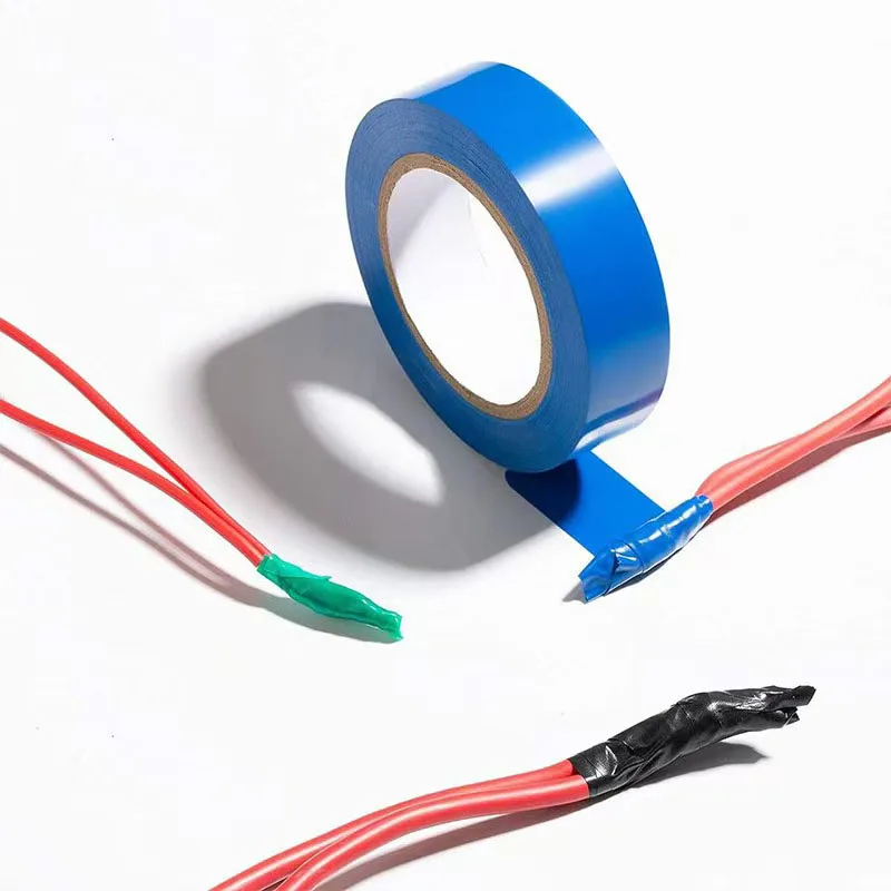 Colored Electrical Tape Voltage Level 600V  Waterproof Insulation Electrical Tape Electrical Flame Retardant PVC Tape for Repair