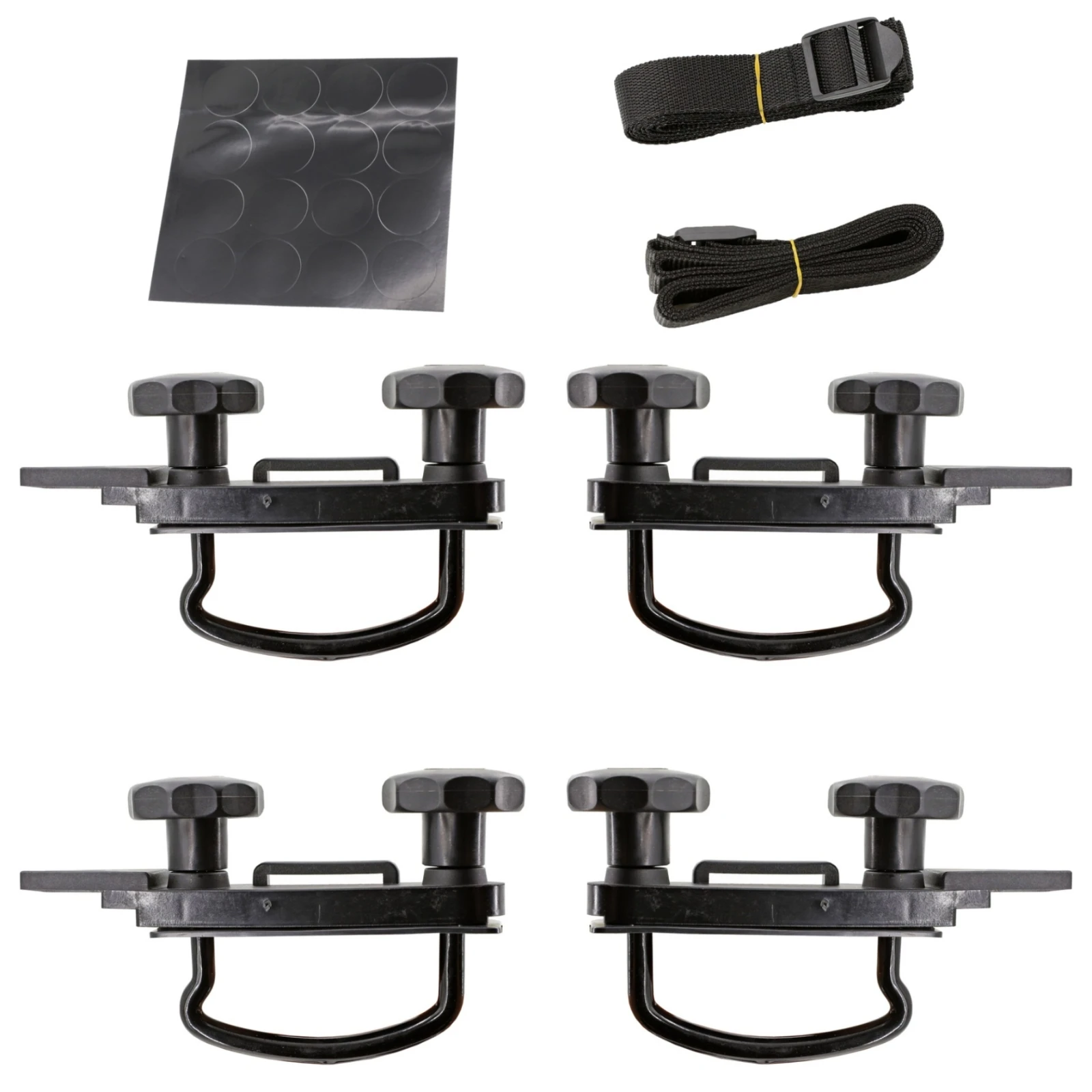 Roof Rack Mounting Kit with U-Bolts Easy Installation Cargo Box Mounting Kit Roof Rack U-Bolt Heavy-Duty Clamp Strong