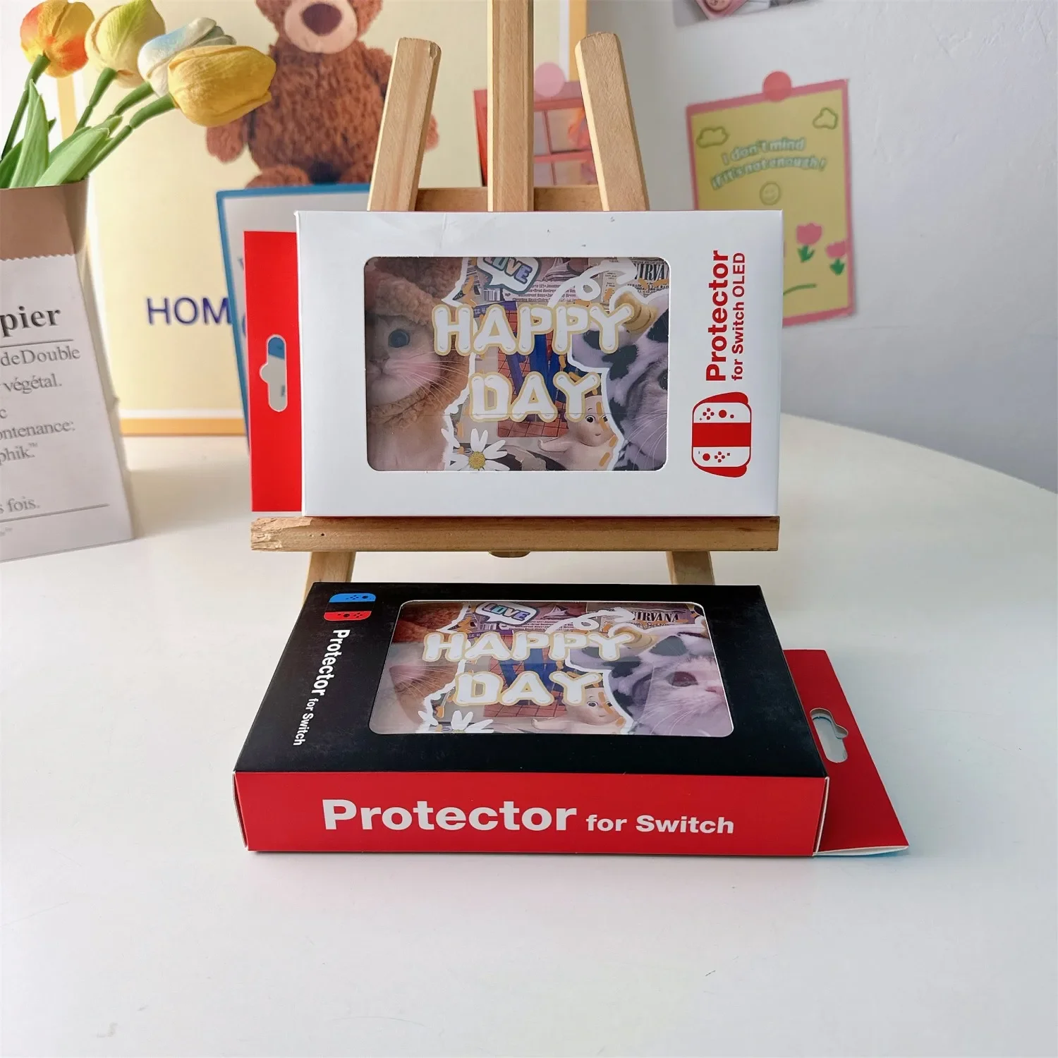 جديد لنينتندو سويتش OLED حقيبة التخزين نمط واقية حمل شل غطاء لملحقات ألعاب نينتندو سويتش