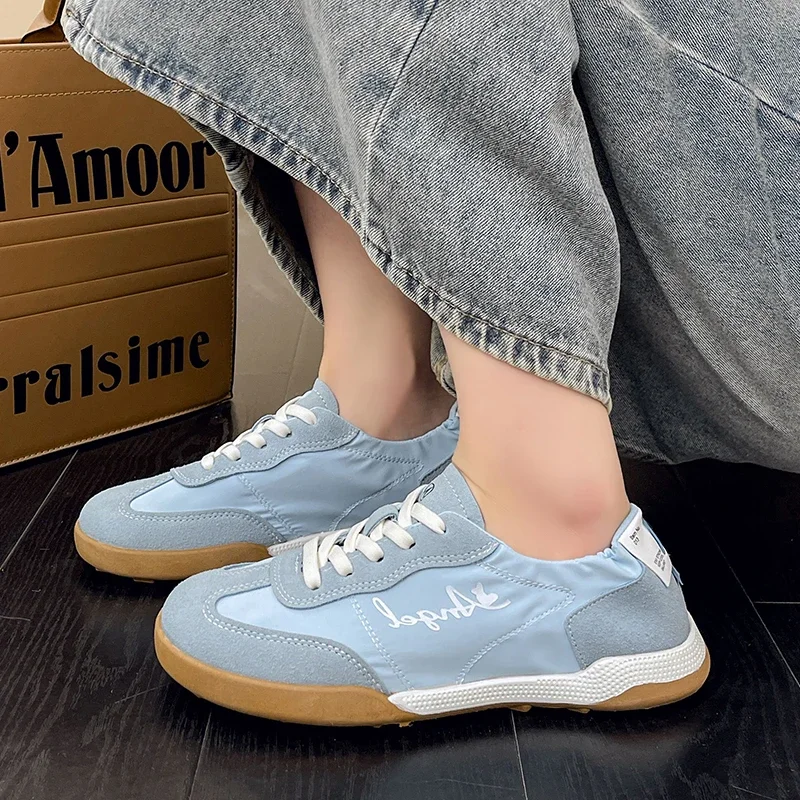 Women's Shoes 2024 Fashion Front Lace-up Women's Vulcanize Shoes Hot Sale Round Head High Quality Light Comfortable Casual Shoes