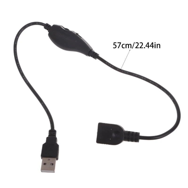 Cáp USB 090F với bộ chuyển đổi mở rộng cáp BẬT/TẮT cho công suất quạt USB USB