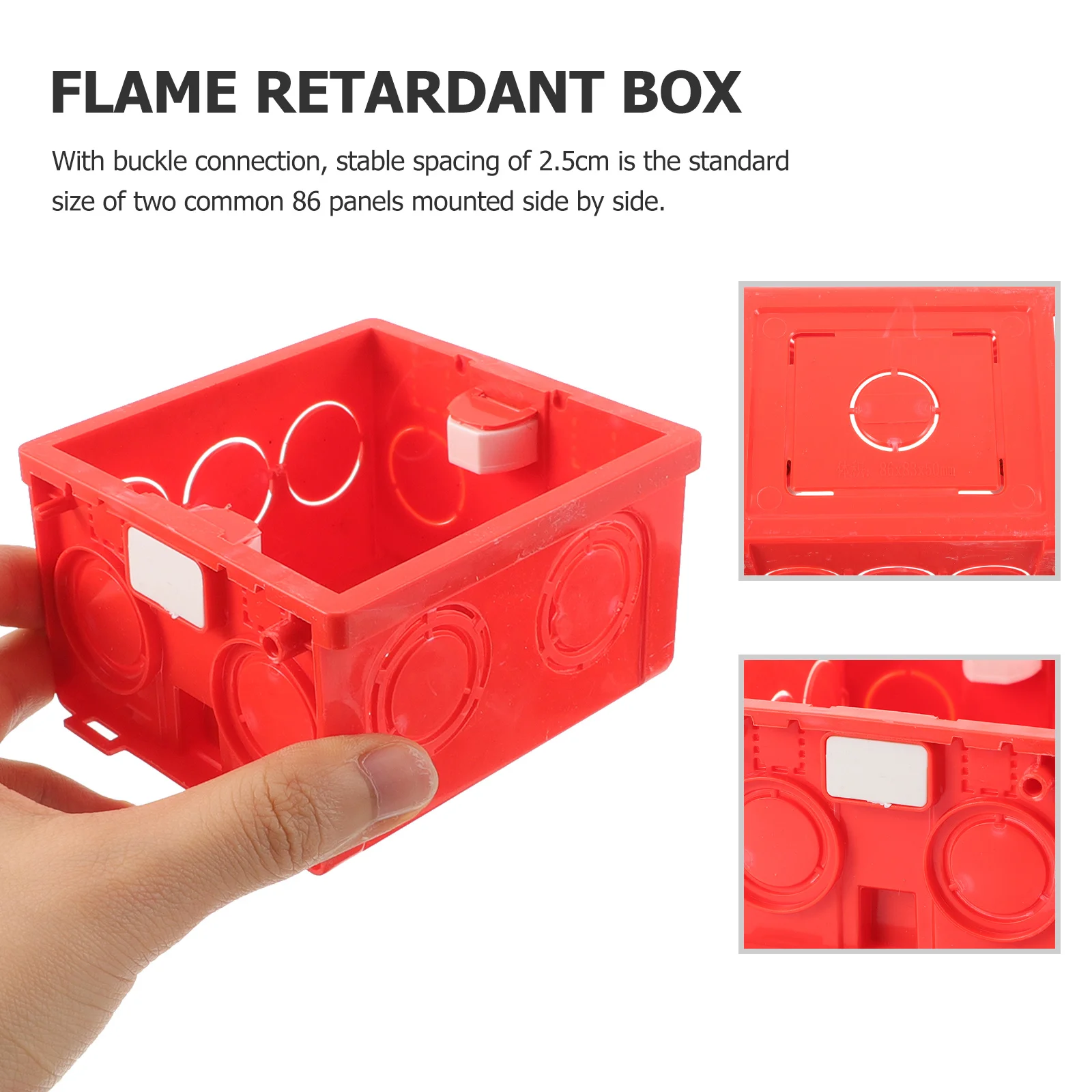 10 قطعة 86 نوع المقبس صناديق التثبيت المخفية مزدوجة الصلب الجوز قابل للتعديل 2.5 سنتيمتر تباعد لهب دائم سطح جبل