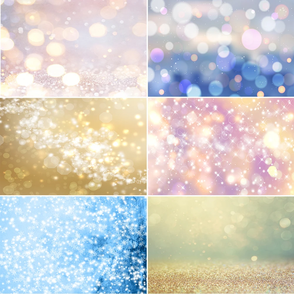 

Bonvvie Photography Background Dreamy Light Bokeh Glitter Party Decor Newborn Baby Portrait Backdrop Photocall for Photo Studio