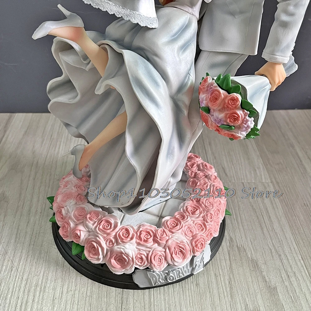 Anime Dragon Ball Z Son Goku & Chichi Hochzeit Figur Hochwertige Modell Spielzeug Statue Sammlung Ornament Paar Hochzeit Geschenke