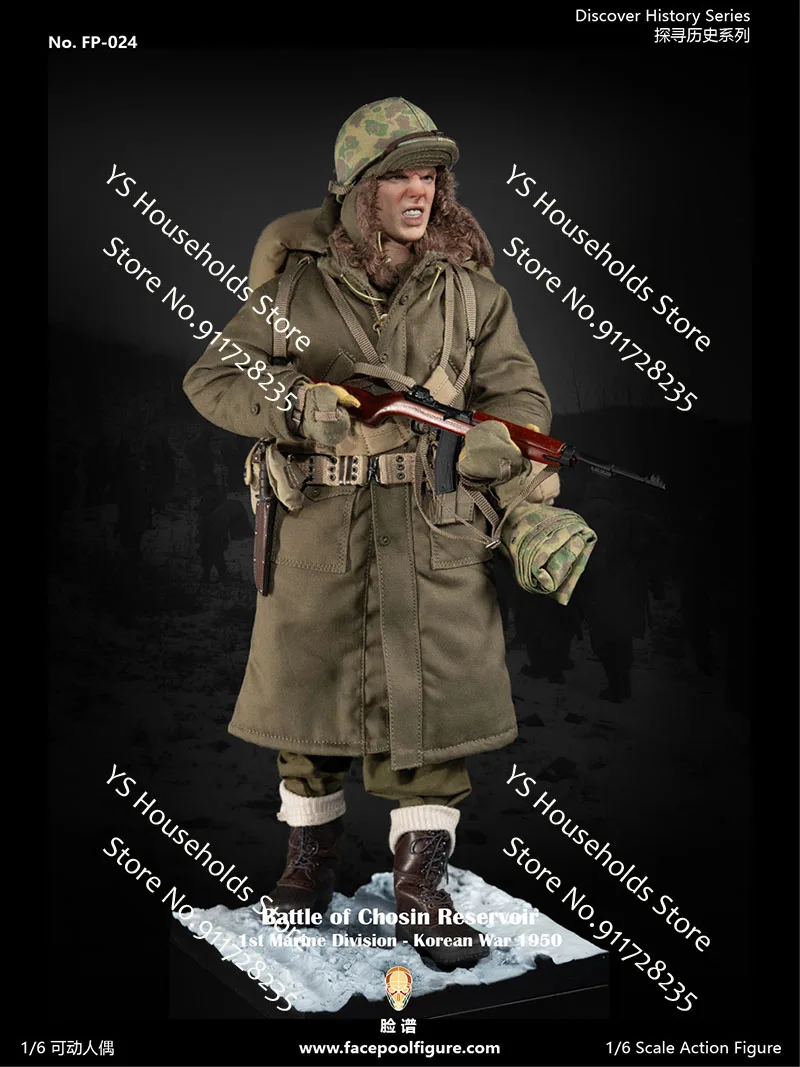Facepoolfigure Discover History Series 1/6 U.S. Marine Corps 1st Division Battle of Chosin Reservior 1950 FP024 12inch Soldier