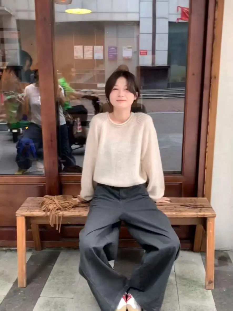 韓国 Sle レイジー ラウンド ネットニット セーター レディース ルーズ アウター トップス トレンド 秋冬 新デザイン カジュアル 快適