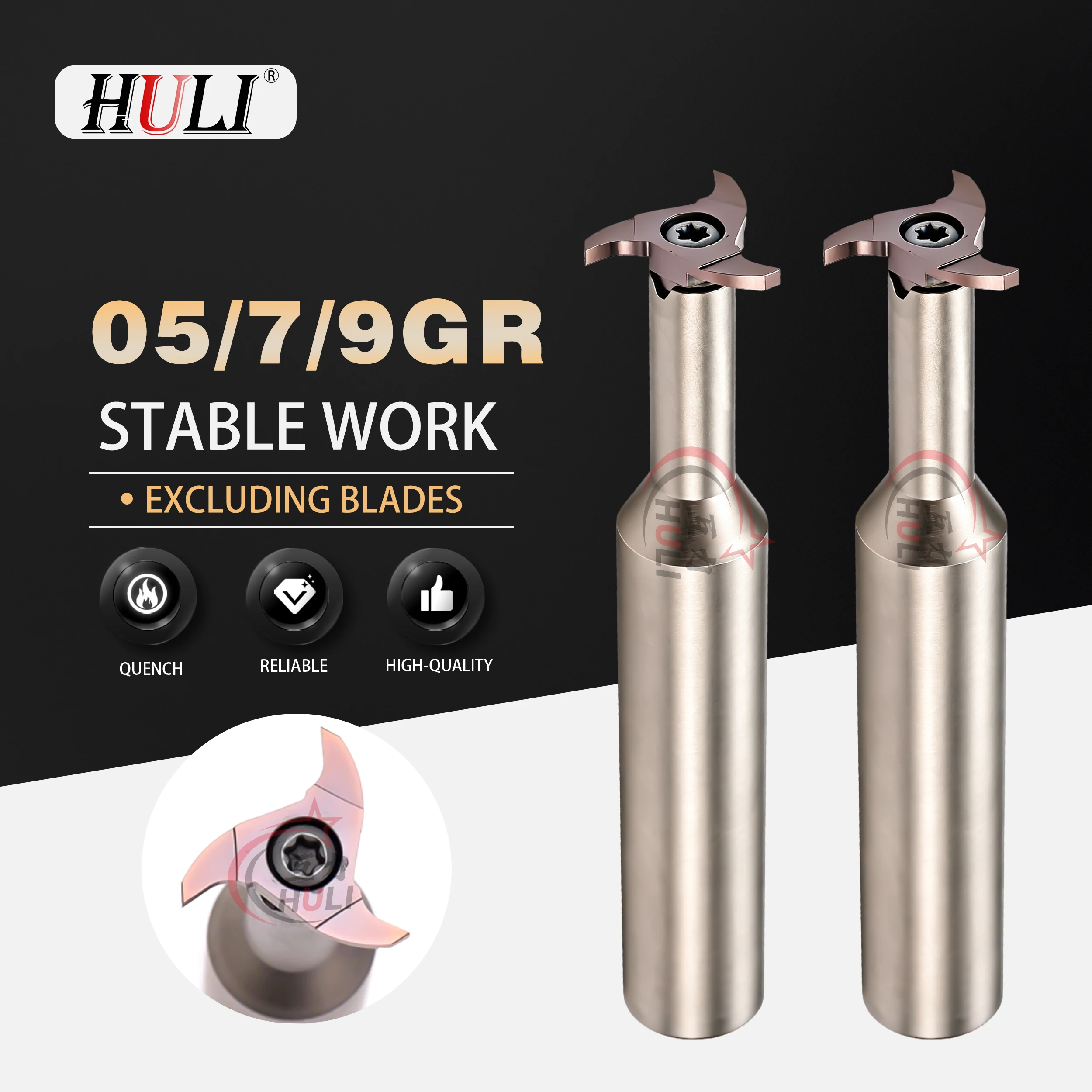 T-shaped Milling Cutter 3MB05GR100-2.5-D12 3MB07GR150-4.5-D17 3MB09GR300-6.5-D23 Inner Hole Groove Milling Cutter 327-16B30EC-07