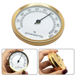 Indoor Outdoor Hygrometer Round Pointer Type Hygrometer High Precision Weather Dial  for Patio Pool Kitchen Garden