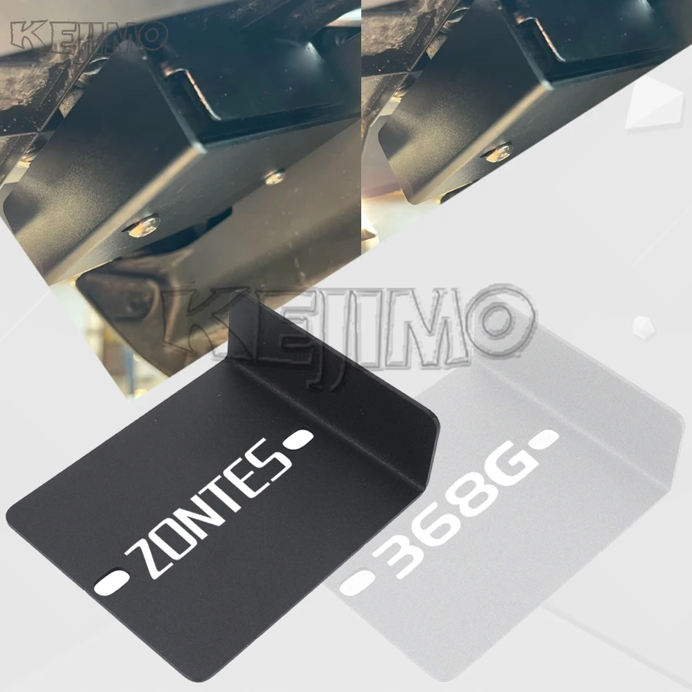 

Motorcycle Aluminum For ZONTES 368G 2025-2027 Rectifier Guard Cover with Extended Mud Flap Regulator Mud Shield Protective Cover