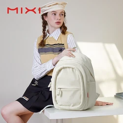 Mixi Fashion Backpack For Women Multifunctional Travel Backpack Bag Waterproof 17 Inch School Bags M5136