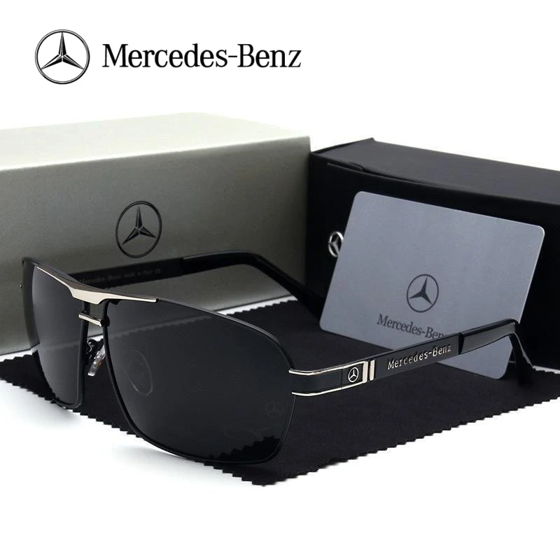 مرسيدس بنز B C E S A V الفئة AMG GLB GLC GLE الطيار SLK SLC CLS سيارة عالية الرجال مكافحة وهج سائق نظارات الاستقطاب النظارات الشمسية