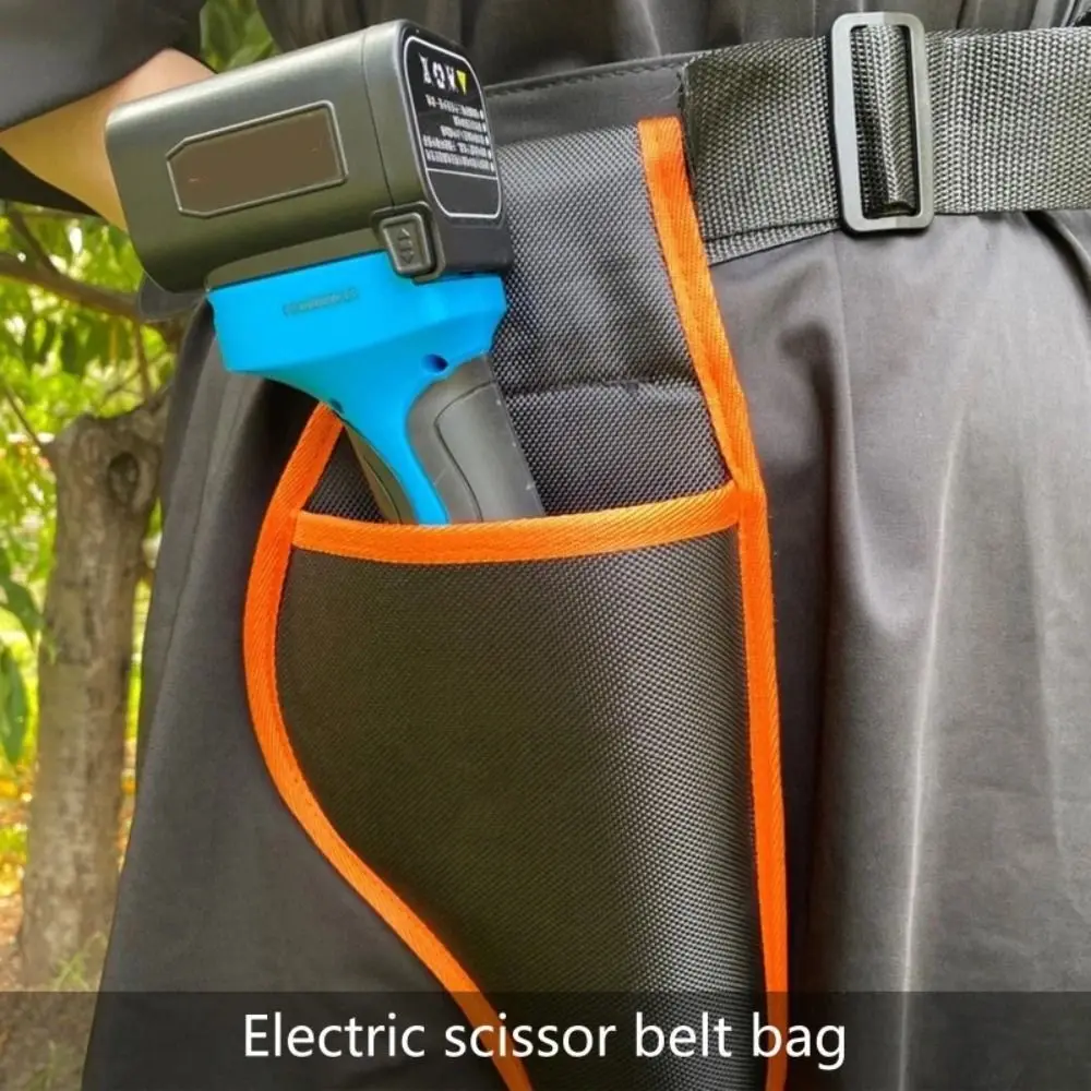 

Ящик для хранения аккумуляторов, поясная сумка для электрических секаторов, носимые черные и оранжевые сумки для хранения инструментов, карманы для электрических ножниц