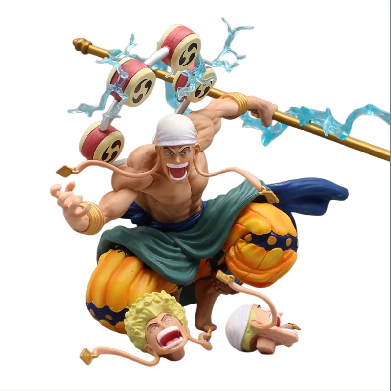ฟิกเกอร์วันพีซ 20 ซม. รูปเอเนลท่าก้ม รุ่น BADBOY พร้อมหัวเปลี่ยน 3 แบบ รูปปั้นกษัตริย์แห่งท้องทะเล ของขวัญวันเกิด/คริสต์มาส ของเล่น